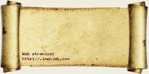 Valentina Tanasković vizit kartica